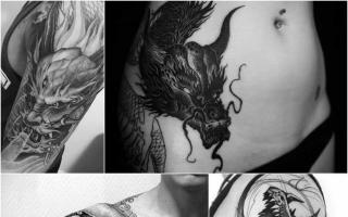 Значение татуировки дракона Татуировки в виде дракона шаблоны